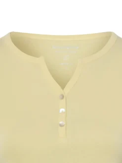 brookshire Damen T-Shirt in vanille - Ausschnitt: Henley