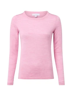 brookshire Damen Wollpullover aus Merino in rosa