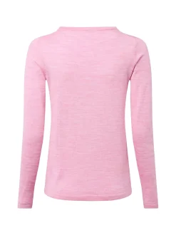 brookshire Damen Wollpullover aus Merino in rosa