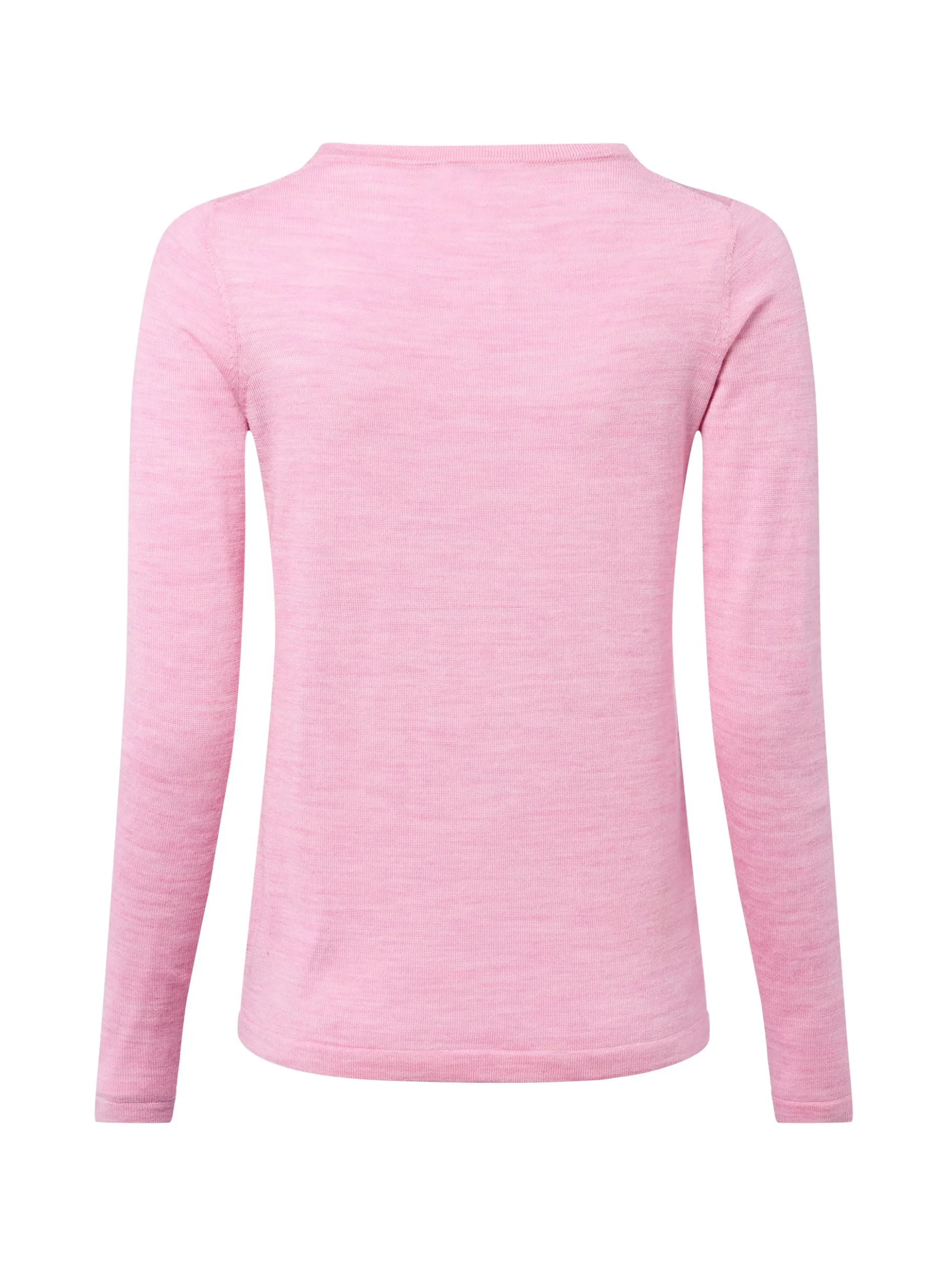 brookshire Damen Wollpullover aus Merino in rosa