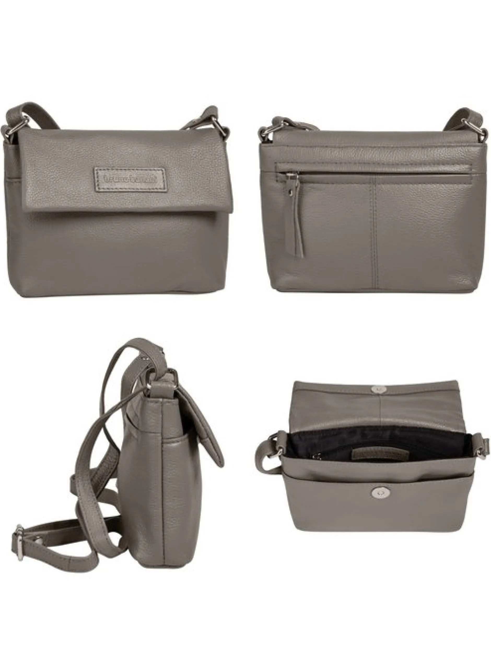 Bruno Banani Damen Umhängetasche in grau