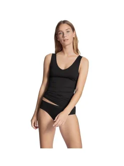 Calida Damen Slip 3er Pack in schwarz