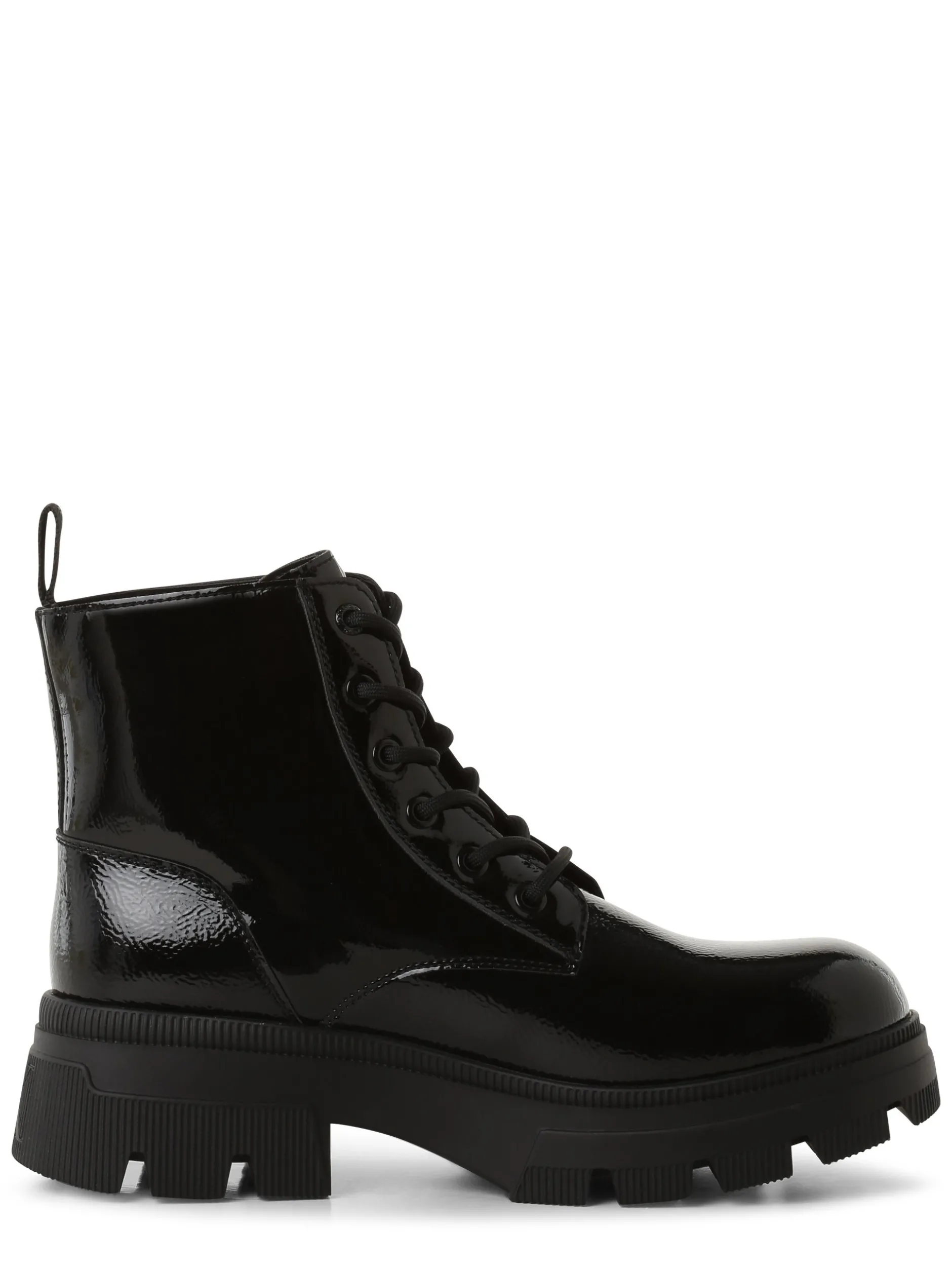Calvin Klein Jeans Damen Boots mit Leder-Anteil in schwarz