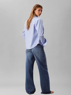 Calvin Klein Jeans Damen Boyfriend Jeans in light stone
