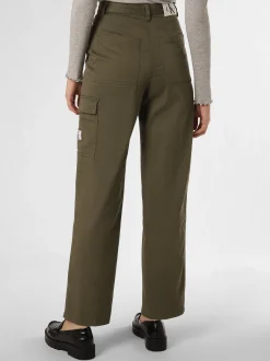 Calvin Klein Jeans Damen Hose in khaki - Länge: lang