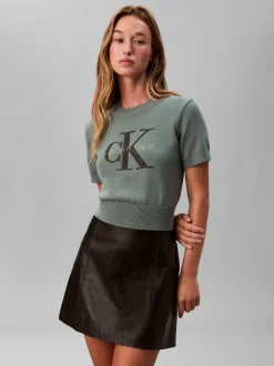 Calvin Klein Jeans Damen Pullover in schilf