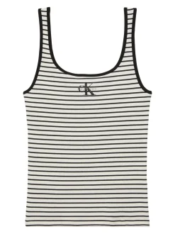 Calvin Klein Jeans Damen Tanktop in schwarz weiß