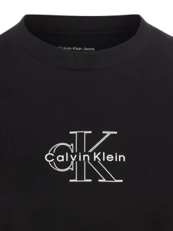 Calvin Klein Jeans Damen T-Shirt in schwarz