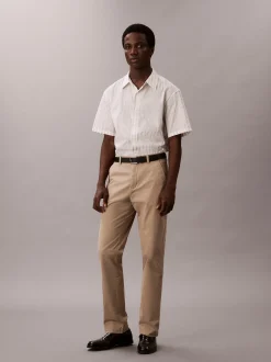 Calvin Klein Jeans Herren Chino in camel - Länge: lang