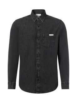 Calvin Klein Jeans Herren Jeanshemd in anthrazit