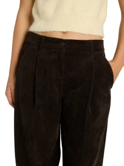 Cambio Damen Cordhose - Ortensia in schoko