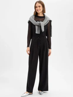 Cambio Damen Hose - Addison in schwarz - Länge: lang