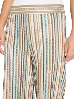 Cambio Damen Hose - Allison in beige mehrfarbig
