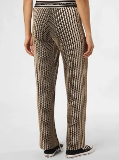 Cambio Damen Hose - Allison in schwarz gold
