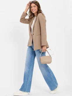 Cambio Damen Jeans - Alek in light stone - Länge: lang