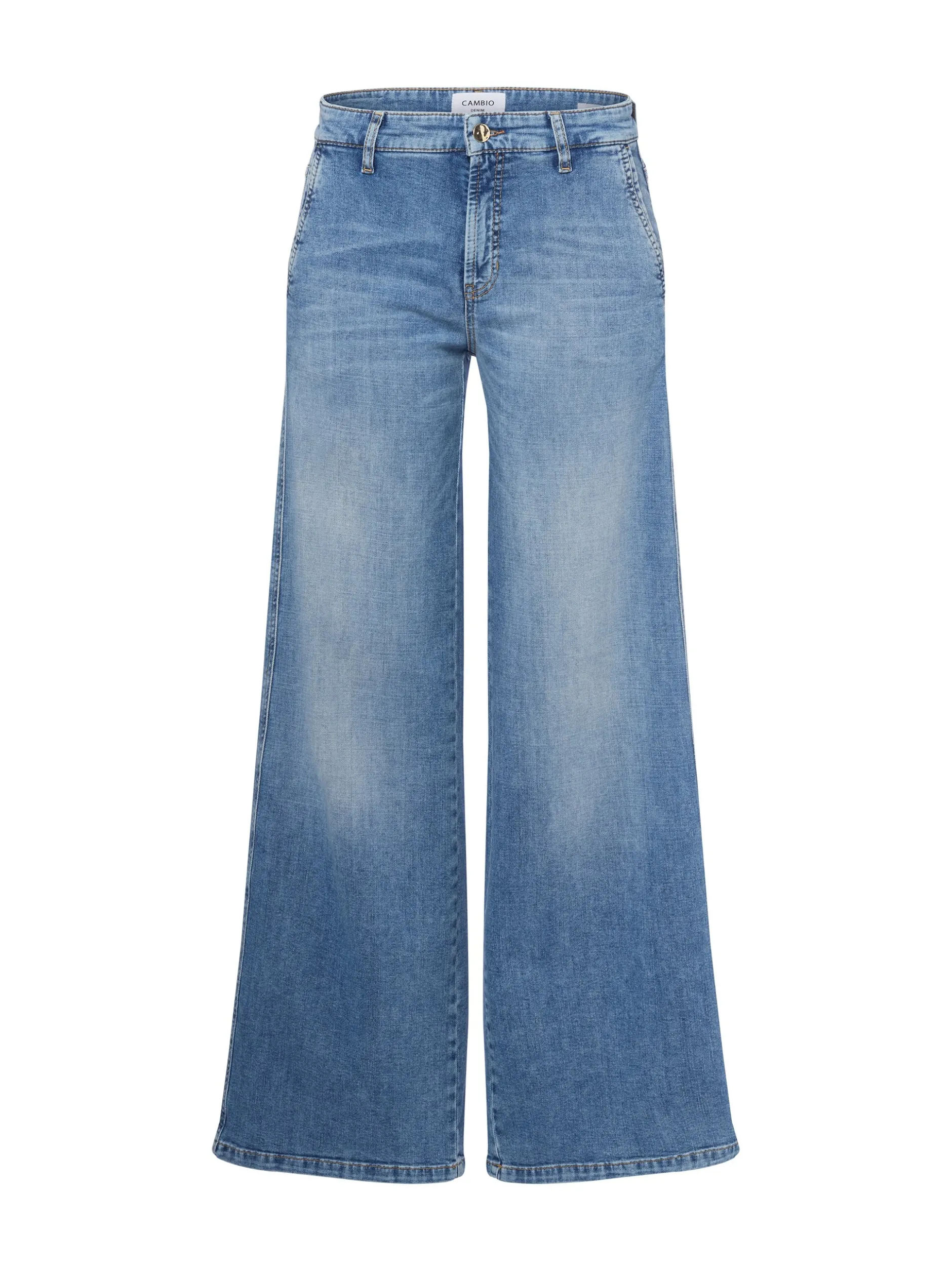 Cambio Damen Jeans - Alek in light stone - Länge: lang