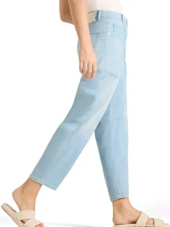 Cambio Damen Jeans - Ocean in bleached - Länge: verkürzt