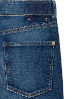 Cambio Damen Jeans - Piper cropped in light stone