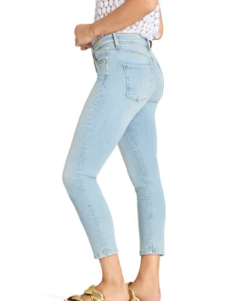 Cambio Damen Jeans - Piper in bleached - Länge: verkürzt