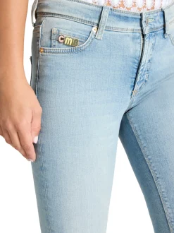 Cambio Damen Jeans - Piper in bleached - Länge: verkürzt