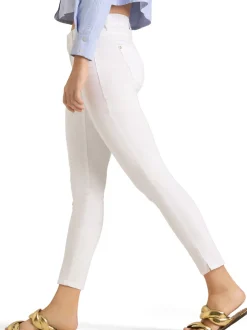 Cambio Damen Jeans - Piper short in weiß