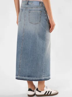 Cambio Damen Jeansrock - Hailey in blue stone