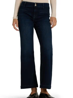 Cambio Damen Jeans - Tessa in rinsed - Länge: verkürzt