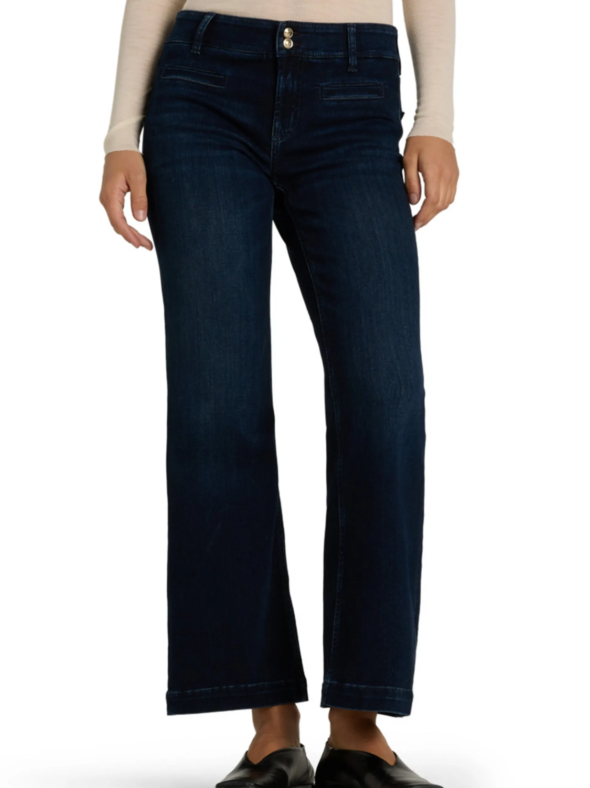 Cambio Damen Jeans - Tessa in rinsed - Länge: verkürzt