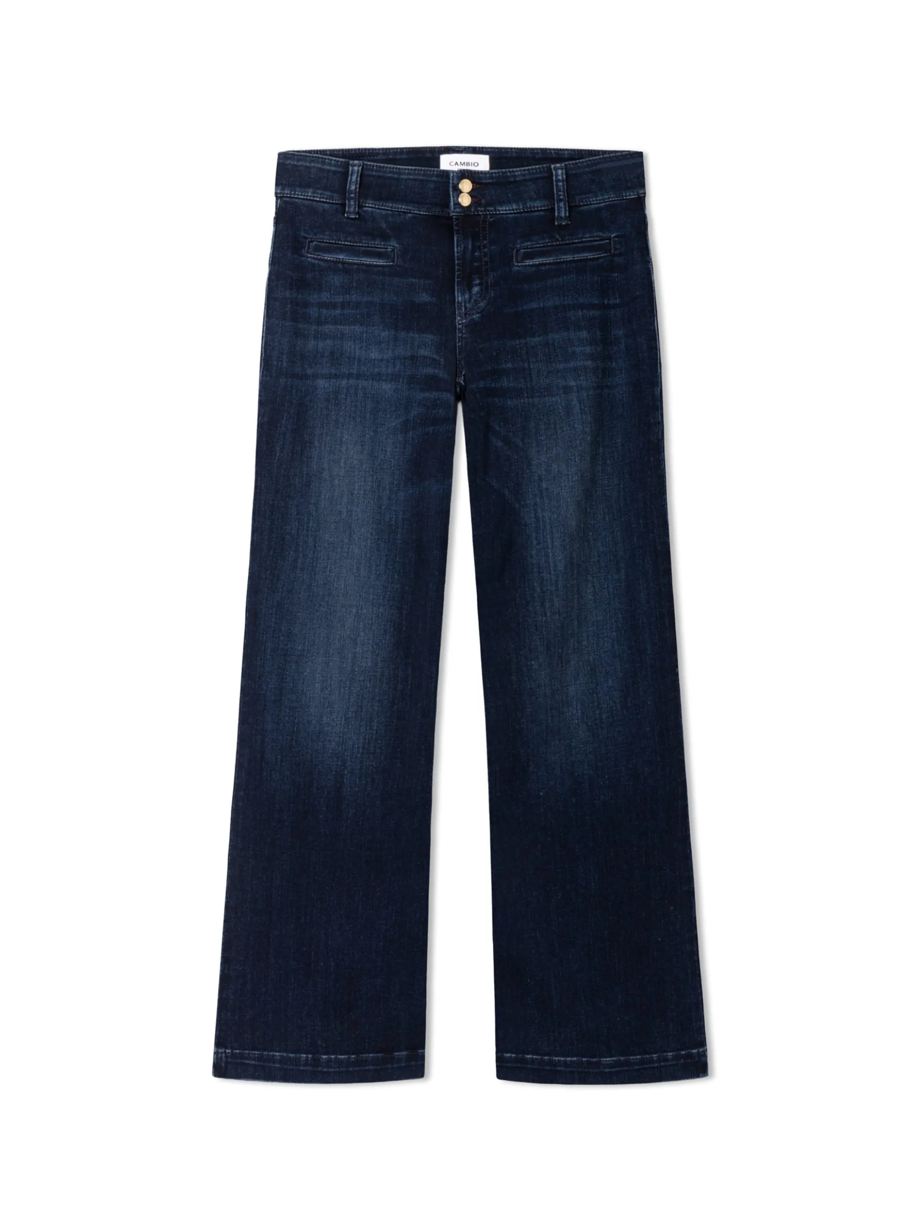 Cambio Damen Jeans - Tessa in rinsed - Länge: verkürzt
