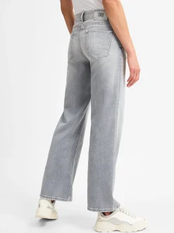 Cambio Damen Jeans - Tess in grau - Länge: lang