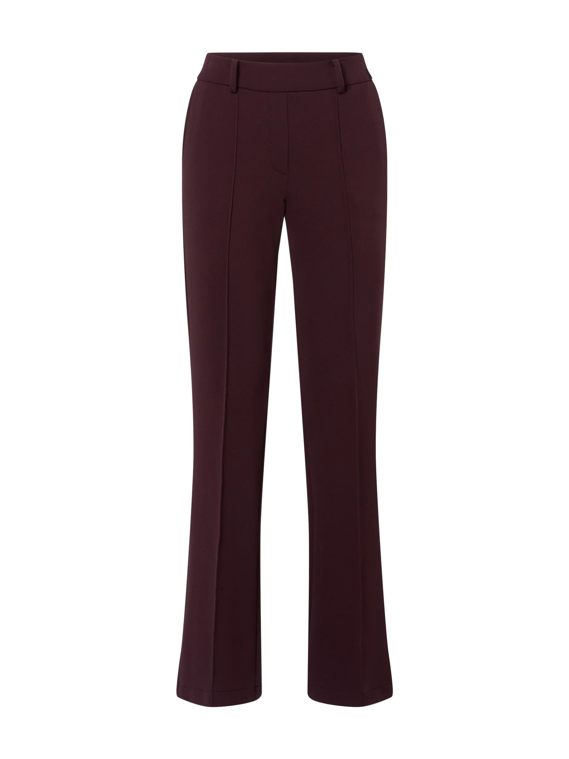 Cambio Damen Stoffhose - Francoise in aubergine