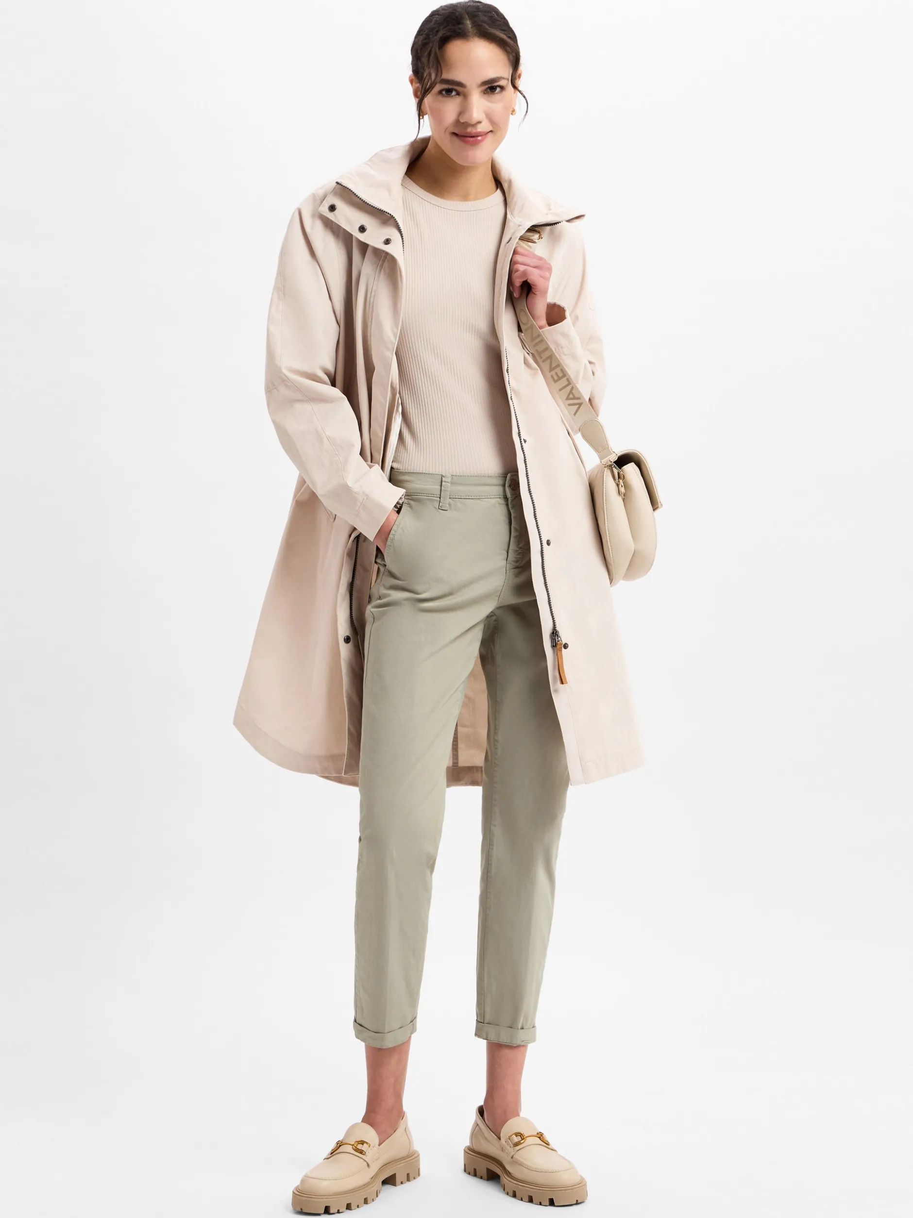 Camel Active Damen Kurzmantel in beige
