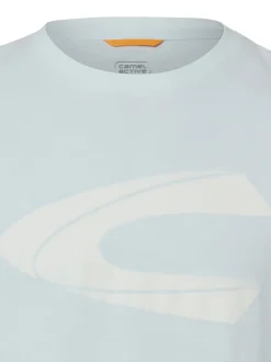 Camel Active Herren T-Shirt in hellblau - Ärmel: kurzarm