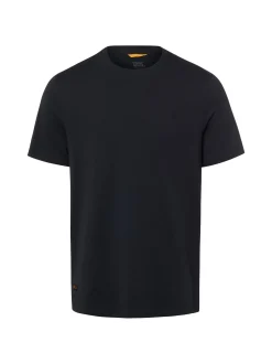 Camel Active Herren T-Shirt in schwarz - Ärmel: kurzarm