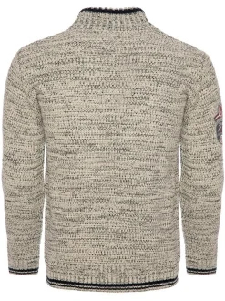 Carisma Herren Pullover in beige - Ärmel: langarm
