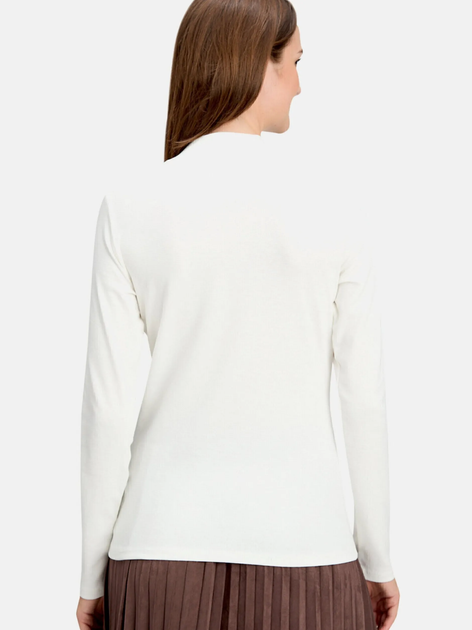 Cartoon Damen Basic Shirt in weiß