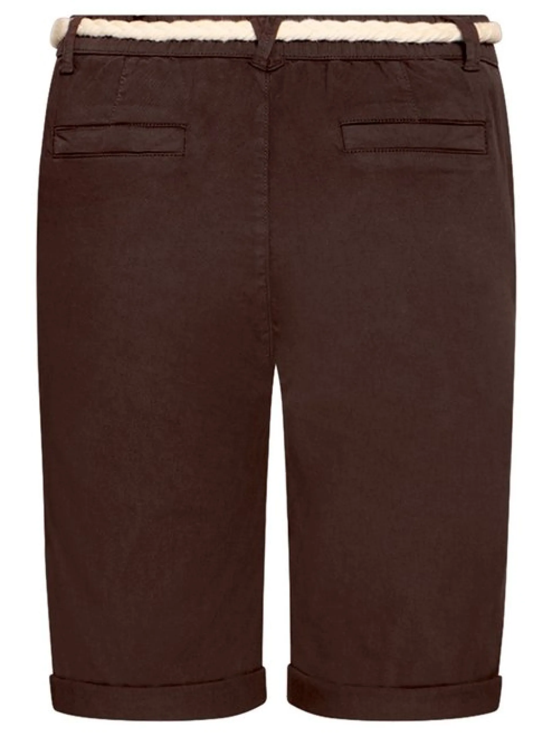 Cartoon Damen Bermudas in braun