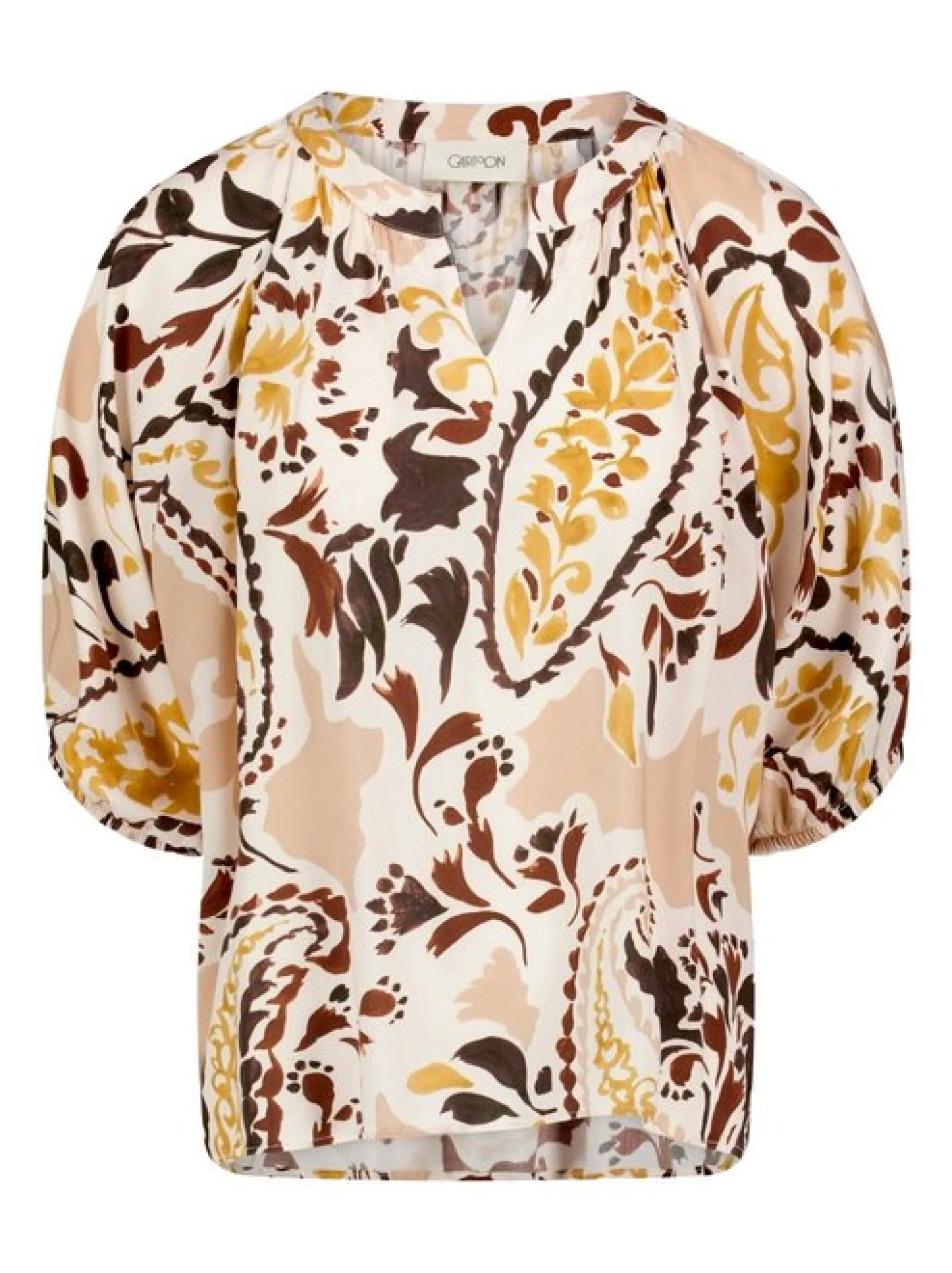 Cartoon Damen Bluse in mehrfarbig