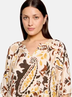 Cartoon Damen Bluse in mehrfarbig