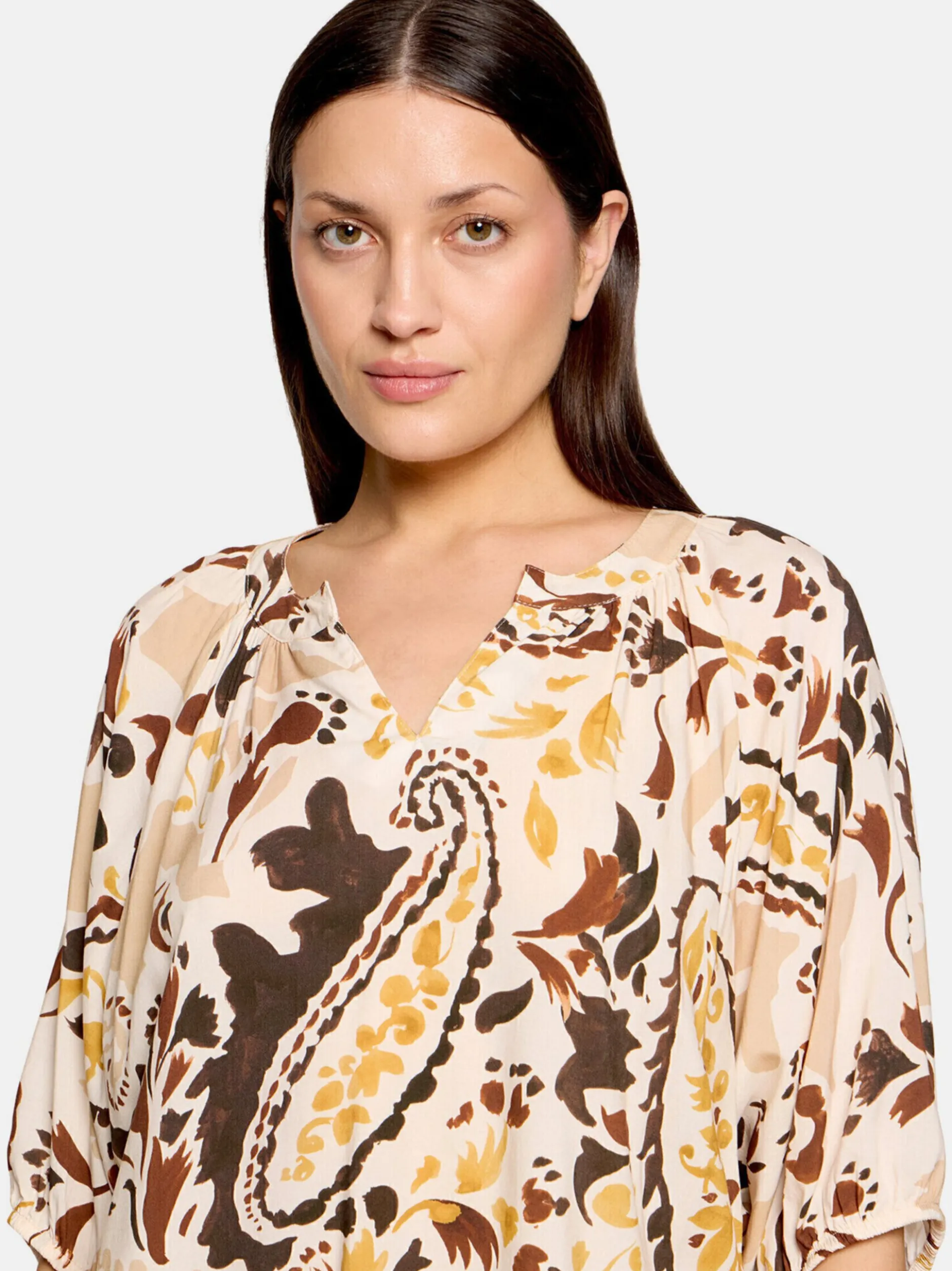 Cartoon Damen Bluse in mehrfarbig
