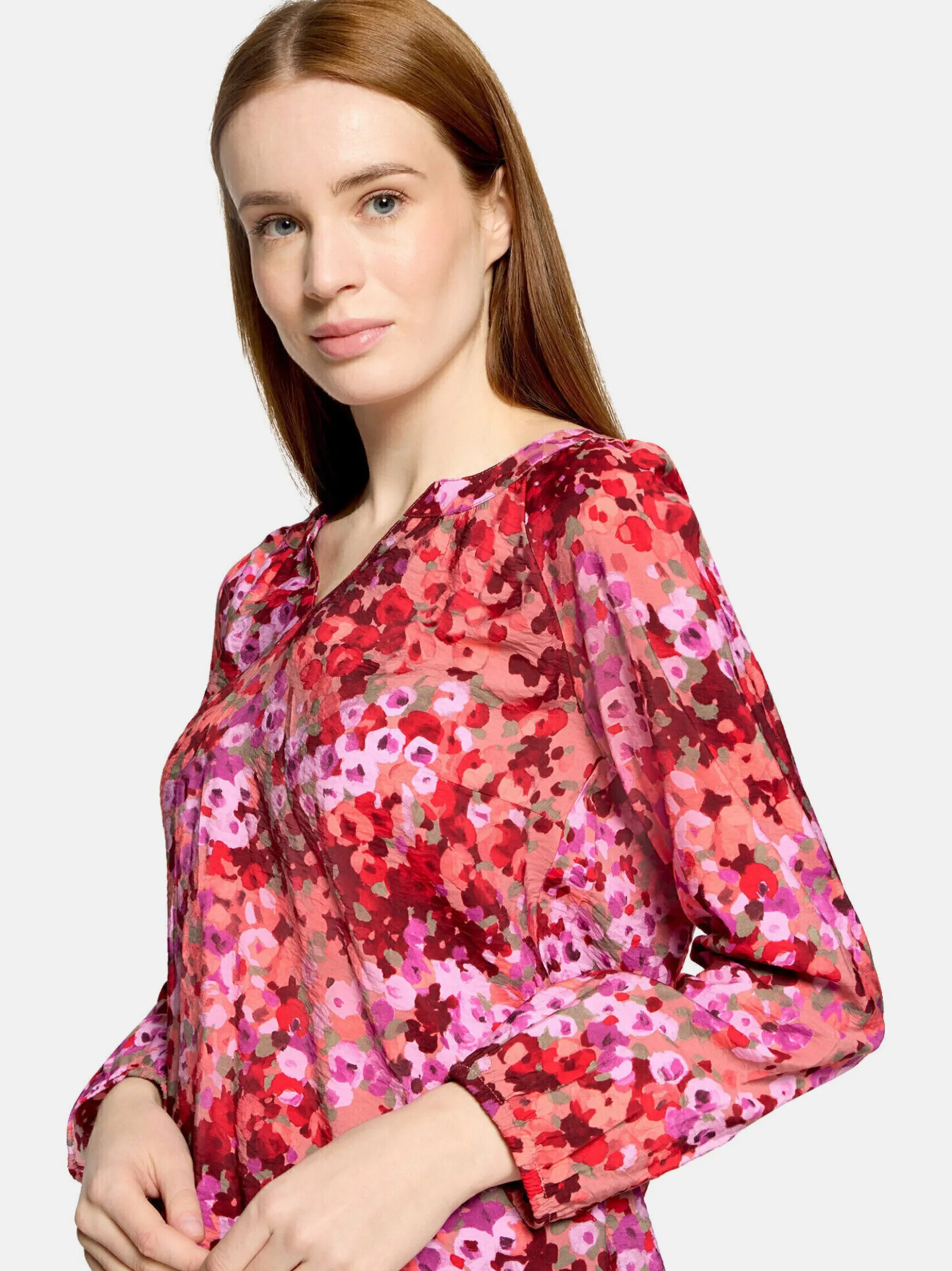 Cartoon Damen Blusenshirt in purple