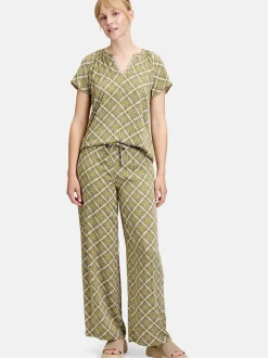 Cartoon Damen Blusenshirt in mehrfarbig