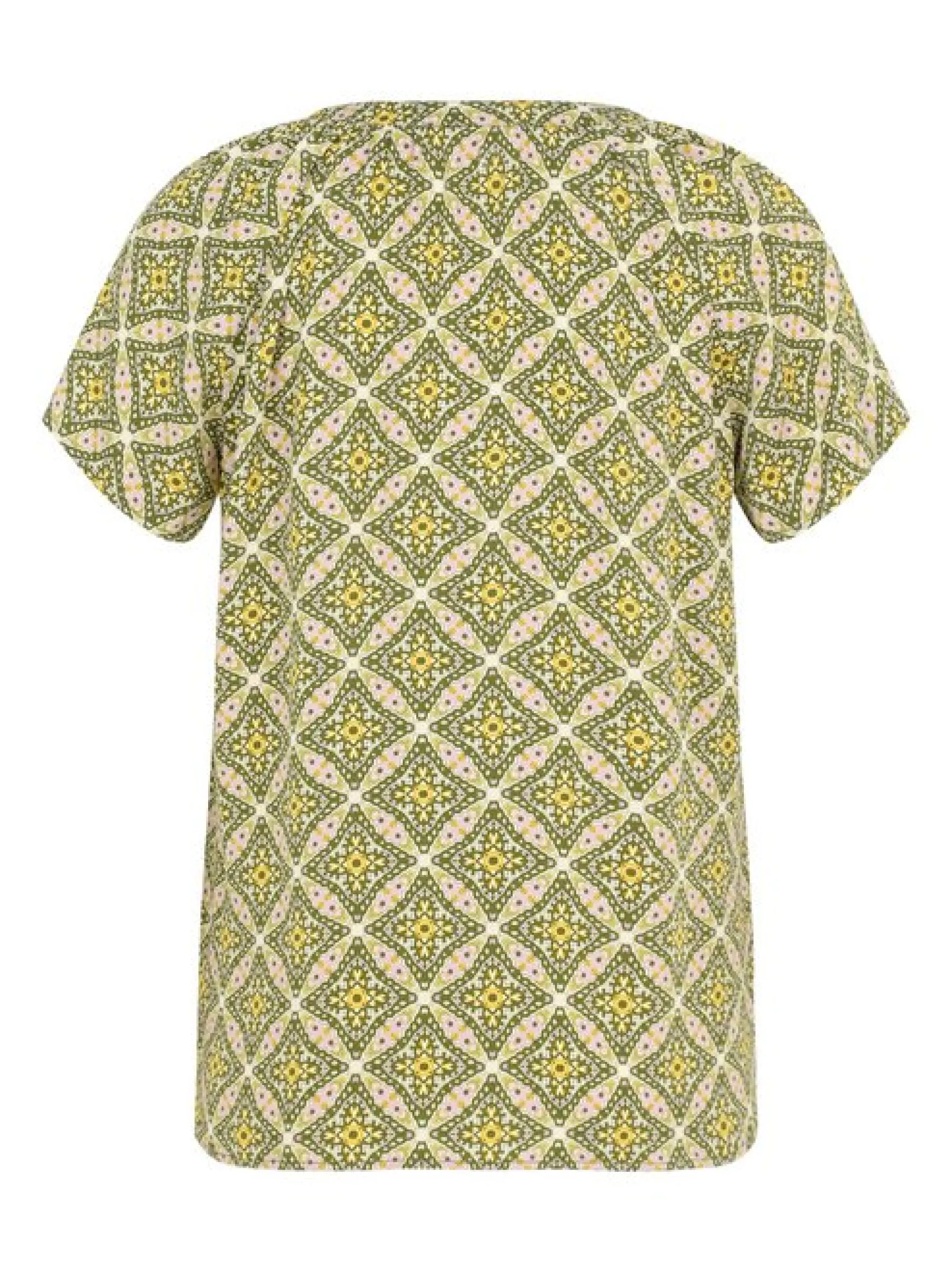 Cartoon Damen Blusenshirt in mehrfarbig