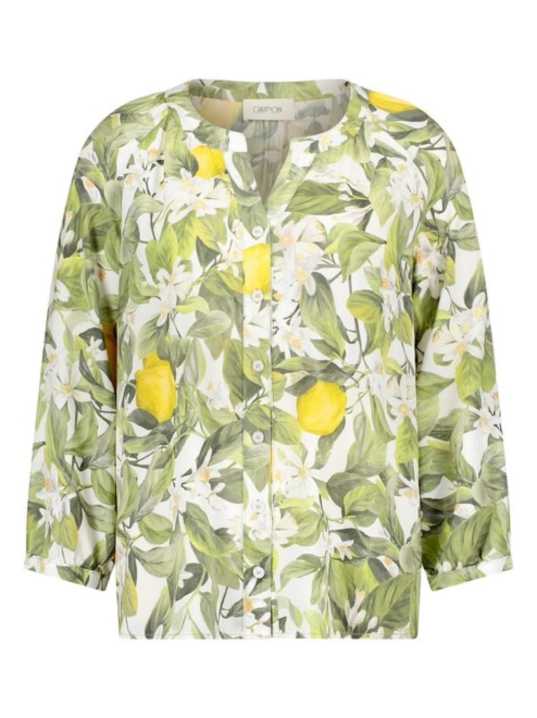 Cartoon Damen Casual-Bluse in grün