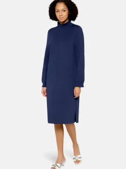 Cartoon Damen Casual-Kleid in marine royal