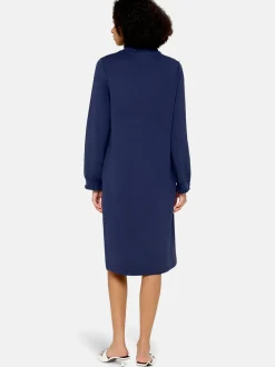 Cartoon Damen Casual-Kleid in marine royal
