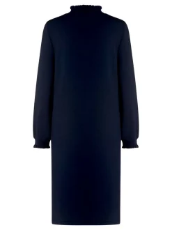 Cartoon Damen Casual-Kleid in marine royal