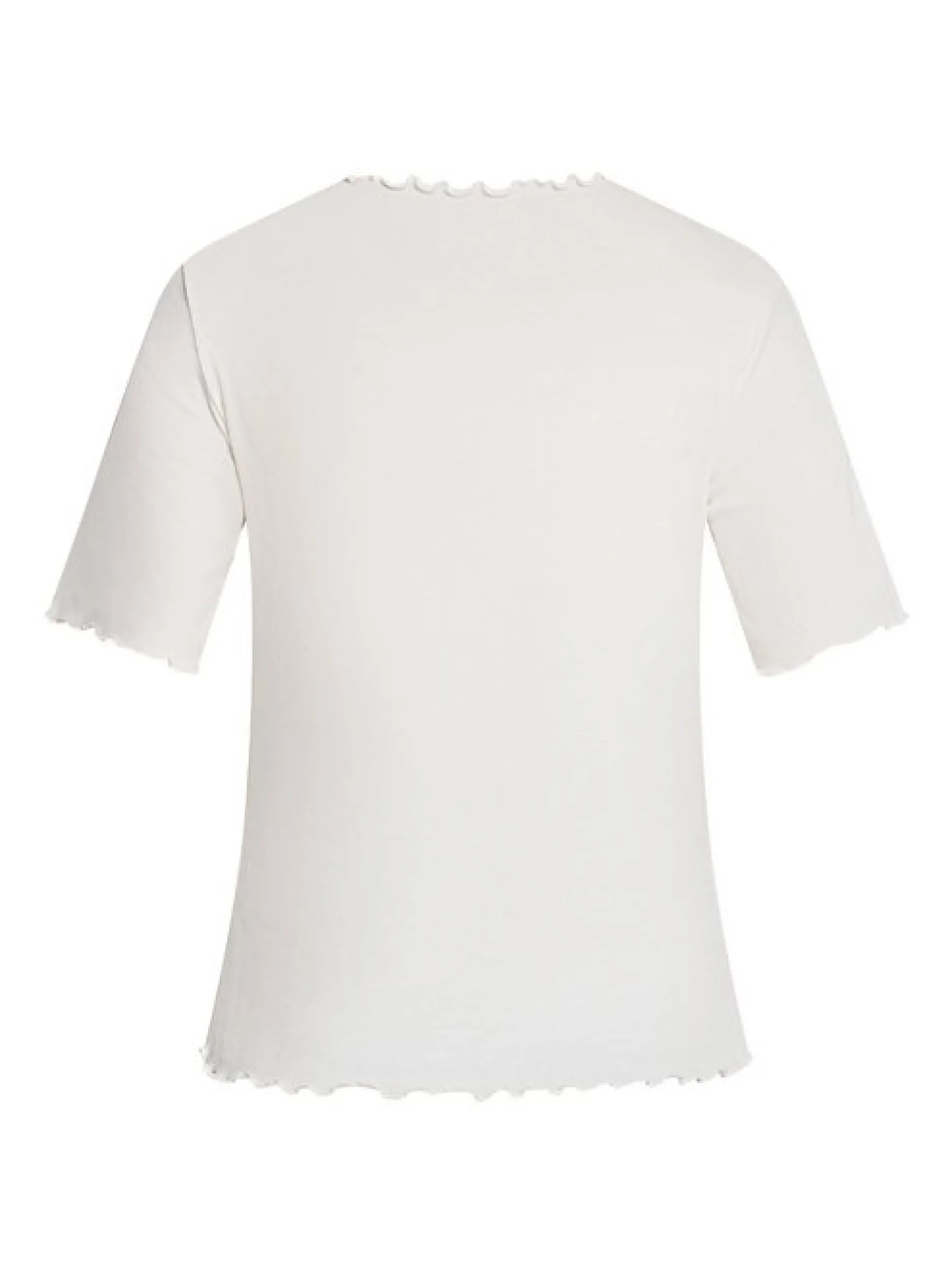 Cartoon Damen Halbarm-Shirt in weiß