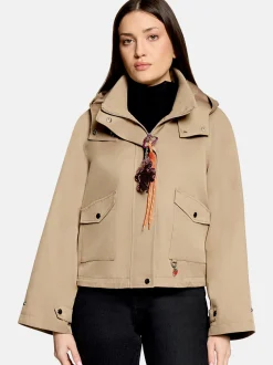 Cartoon Damen Jacke in camel