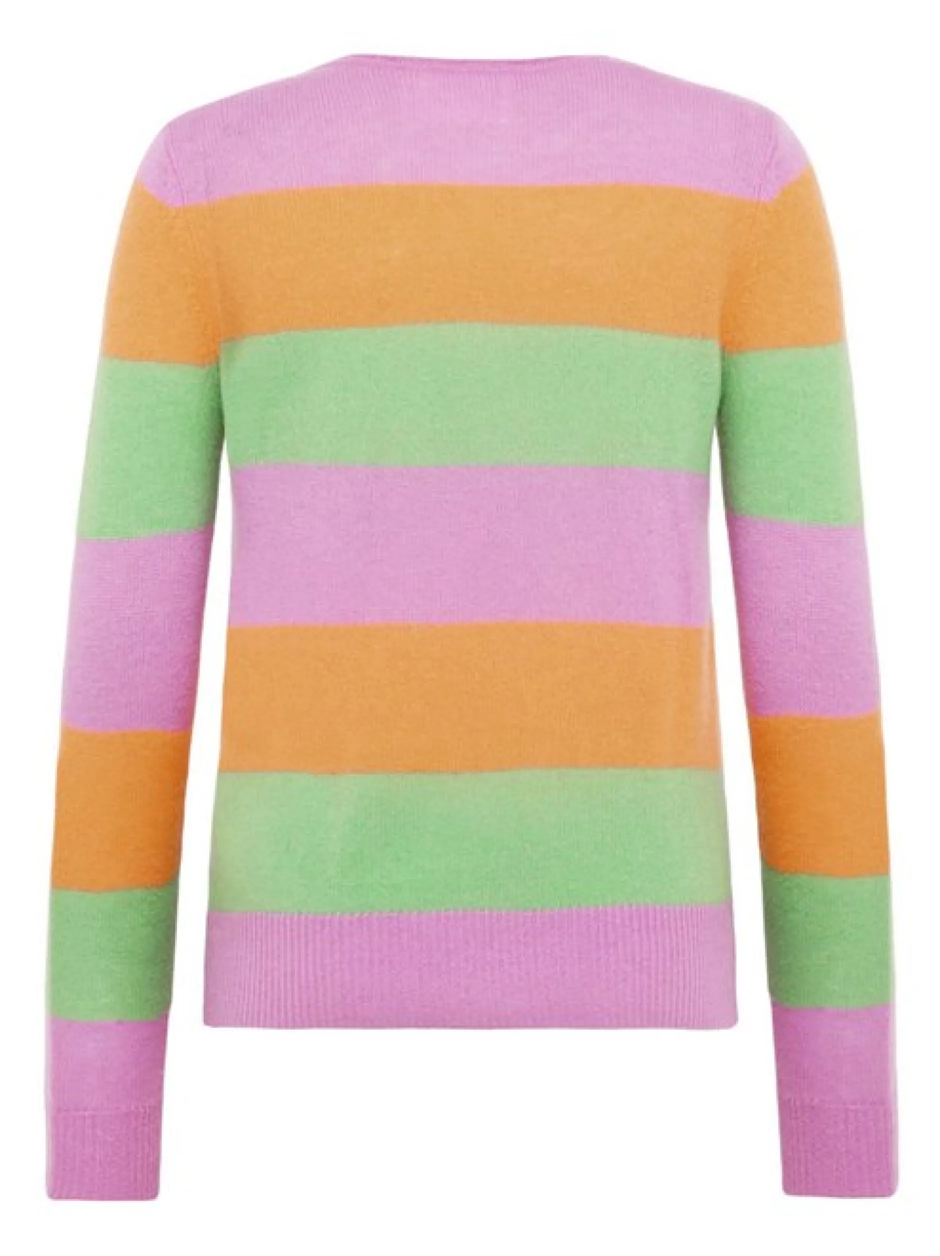 Cartoon Damen Kaschmir-Pullover in lila mehrfarbig